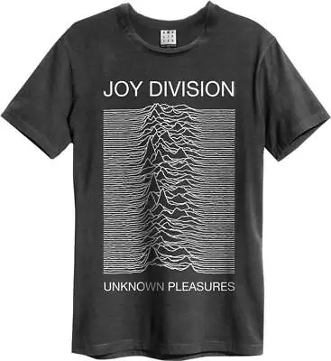 Buy Amplified Joy Division Unknown Pleasures Cotton Unisex Grey/Charcoal T-shirt • 22.95£