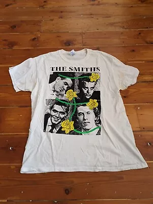 Buy Vintage The Smiths Morrissey Shirt Size L 00s James Dean Oscar Wilde • 0.99£