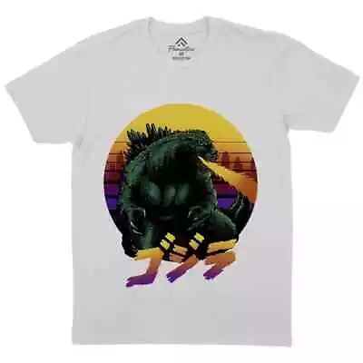 Buy Godzilla Retrowave Mens T-Shirt Horror Kaiju Monster King Japan P949 • 10.99£