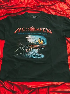 Buy Vintage 1988 Helloween  Keeper Of The Seven Keys - Part II  Metal Band T-Shirt • 189.90£
