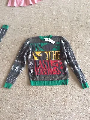 Buy NWT Game Of Thrones Tis The Last Season Womens Medium Christmas Sweater • 17.05£
