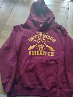 Buy Maroon Gryffindor Quidditch Hoodie 9-11 Years • 1£