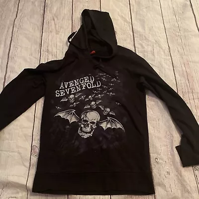 Buy Avenged Sevenfold Hoodie Shirt Men’s M Band Trashed And Scattered A7X Graphic • 21.78£