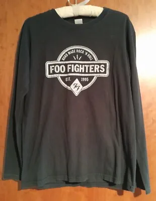 Buy FOO FIGHTERS Long Sleeve Band Shirt  Dave Grohl Cool Summer Black • 20£