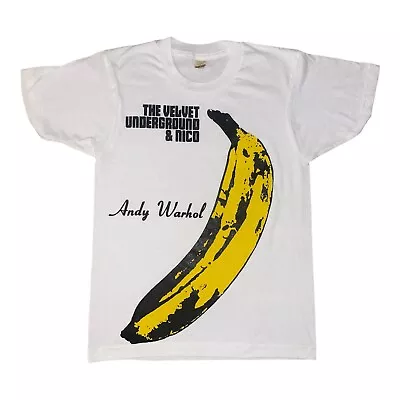 Buy Vintage Velvet Underground & Nico Andy Warhol T Shirt Single Stitch 80s Small • 99.99£