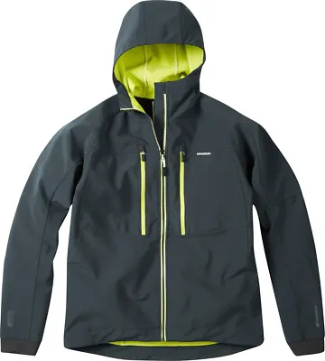Buy Madison Zenith Men's Hooded Soft Shell Jacket, Cycling, Black / Yellow. No Tags. • 44.99£