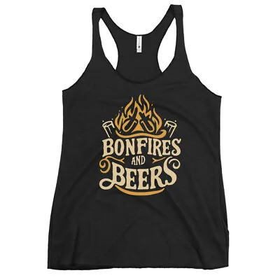 Buy Bonfires & Beers Women's Racerback Tank • 17.52£