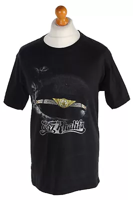 Buy 90s Retro T Shirt Printed Hanes Wiz Khalifa Metal Festival Black Size M-TS103 • 12£