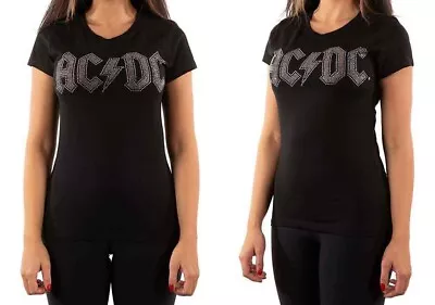 Buy AC/DC Ladies Diamante T Shirt • 15.75£