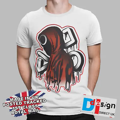 Buy Squid Game T-Shirt Men's Adults Kids Gift Birthday Retro Cool TV Gamer Graffiti • 6.99£