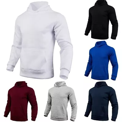 Buy Stylish Hoodies For Men Long Sleeve Pullover Tops For Sports And Leisure • 22.61£