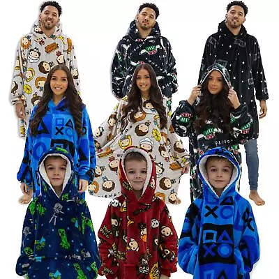Buy Adults Kids Character Wearable Soft Warm Fleeces Gamer Oversized Loungers Sherpa • 29.99£