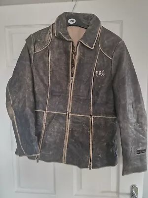 Buy Hard Rock Cafe Leather Jacket Size Large Vintage- • 31.99£