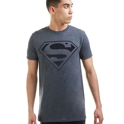 Buy Official DC Comics Mens Mono Superman T-shirt Grey S-2XL • 13.99£