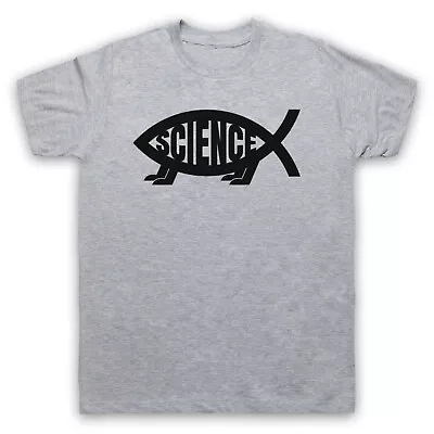 Buy Science Jesus Fish Legs Atheist Symbol Logo Evolution Mens & Womens T-shirt • 17.99£