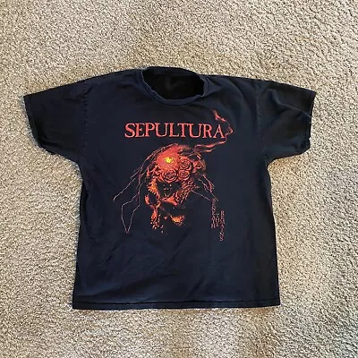Buy Sepultura Vintage Beneath The Remains T-Shirt Soulfly Cavalera Slayer Metallica • 23.62£