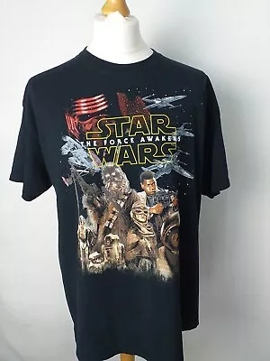 Buy Star Wars The Force Awakens T-Shirt Size XL Lucasfilm 46/48 100% Cotton - NEW • 10£