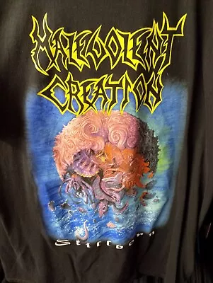 Buy Malevolent Creation Stillborn Tshirt-black-large Metal Thrash Death Morbid Angel • 11.40£