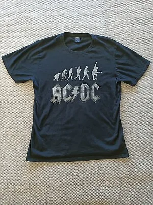 Buy ACDC T-Shirt Size XL Black Heavy Metal Band Music Tee • 6.89£