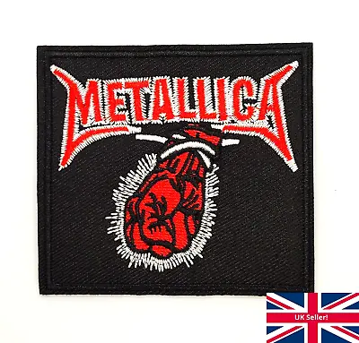 Buy Iron On METALLICA Patch Embroidered Music Rock Band Badge For Jeans Jacket Hat • 2.99£