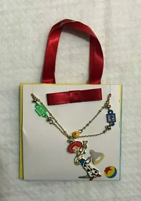 Buy Disney Parks Collection Jewelry Toy Story Jessie Charm & Gold Necklace New • 17.95£
