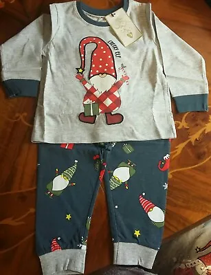 Buy Cheeky Elf Boys Girls Christmas Gonk Pjs Pyjamas  Size 18 - 24 Months New  • 5.99£