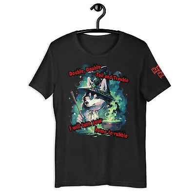 Buy Husky Witch Double Double Unisex T-Shirt • 18.94£