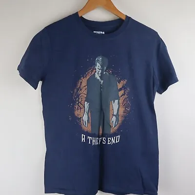 Buy Uncharted 4 : A Thief's End Tshirt Tee Mens Sz M Blue Official PlayStation • 12.56£