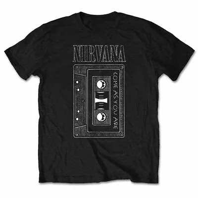 Buy ** Nirvana Come As You Are Cassettes Tape Official Licensed T-shirt ** • 16£