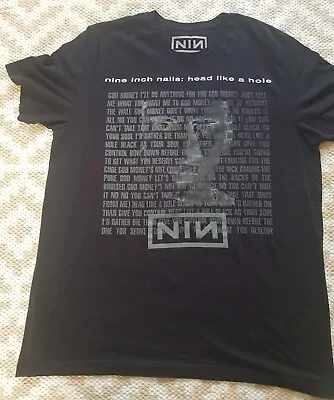 Buy Nine Inch Nails Shirt Head Like A Hole Xxl Nothing Stabbing Westward Filter • 15£