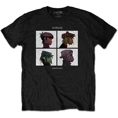 Buy Gorillaz Demon Days Black T-Shirt NEW OFFICIAL • 16.29£