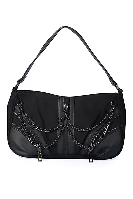 Buy Banned Vibey Nights Shoulder Bag - Alternative Gothic Style • 40£