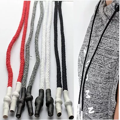 Buy 1 X Cotton Hoodie String /Hood Lace Drawstring With Plastic Ends, 125-130cm Long • 2.80£