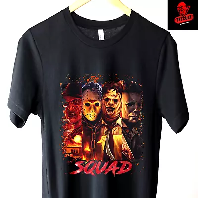 Buy Jason Voorhees | Michael Myers Halloween Squad Horror Unisex T-Shirt S–3XL 🎃 • 24.03£