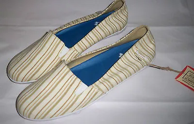 Buy New Womens Vans Bixie Slip On Shoes ~stripes/tan~ 5.0 • 9.63£