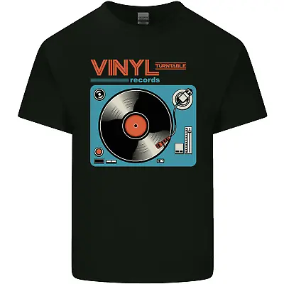 Buy Retro Vinyl Records Turntable DJ Music Mens Cotton T-Shirt Tee Top • 11.75£