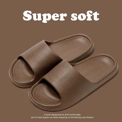 Buy Women Men Ultra Soft Bathroom Home Slipper Slippers Anti-Slip Clog Sandals Shoes • 5.49£