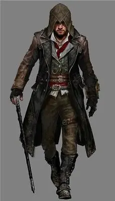 Buy Jacob Frye Assassin's Creed Syndicate Mens Leather Trench Coat Costume • 129.99£