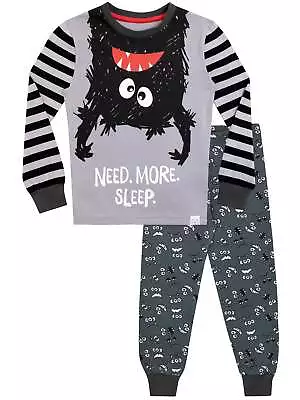Buy Monster Pyjamas Kids Boys 18 24 Months 2 3 4 5 6 7 8 9 10 Years PJs Snuggle Fit • 14.99£