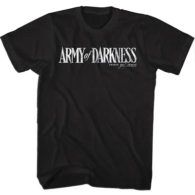 Buy Army Of Darkness Movie Logo Come Get Some Ash Williams Men's T Shirt • 38.94£