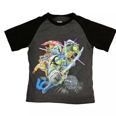 Buy Teenage Mutant Ninja Turtles Boy’s Graphic T Shirt M Black Out Of The Shadows • 11.36£