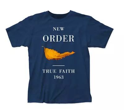 Buy New Order Unisex T Shirt | True Faith 1963 | Navy Blue • 16.14£