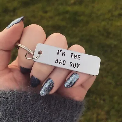 Buy Billie Eilish Keyring Key Chain I'm The Bad Guy Gift Fan Handmade Merch • 14.43£