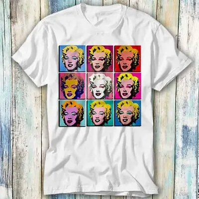 Buy Marilyn Monroe Collage Pop Art Selfie T Shirt Meme Gift Top Tee 1403 • 6.35£