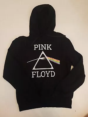 Buy Womens Pink Floyd Black Over Head Hoody Hoodie Small / Older Girls 14 15 16 Year • 9.50£