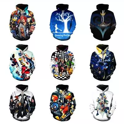 Buy Kid's Kingdom Hearts 3D Printed Hoodie Casual Pullover Hoody Coat Sweatshirt • 21.60£