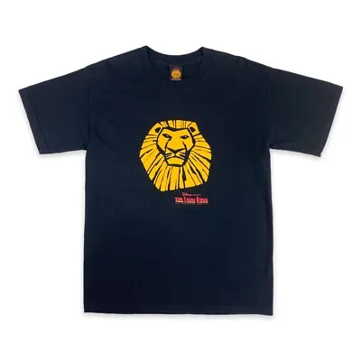 Buy Vintage 90's Disney Lion King Broadway Musical T Shirt Black Medium Made In USA • 17.99£