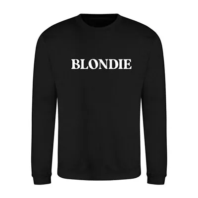 Buy Blondie Slogan Print Ladies Girls Geek Trendy Unisex Sweatshirt Jumper • 17.98£