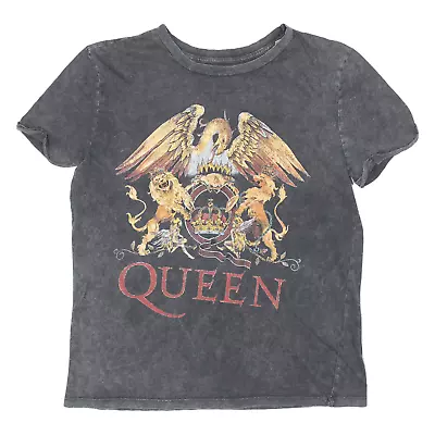 Buy QUEEN OFFICIAL MERCH Womens Band T-Shirt Grey USA M • 9.99£