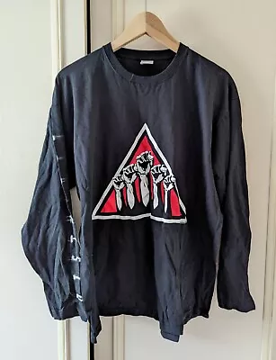Buy Disturbed Band Long Sleeve T Shirt 10 Thousand Fists Retro Top Unisex Large • 35£